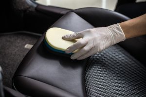 Scrubbing Your Car's Seat